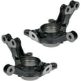 thumbnail image 2 of Detroit Axle - 6pc Front Loaded Knuckles Kit for 2009-2019 Toyota Corolla 2009-2013 Matrix, 2 Steering Knuckles 2 Press Wheel Bearings 2 Lower Ball Joints 2010 2011 2012 Replacement, 2 of 3