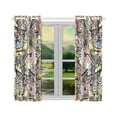 thumbnail image 2 of BSDHOME India Collage Window Curtain Kitchen Curtain 26x39 inches (Two Piece), 2 of 3