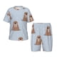 thumbnail image 1 of Balery Playful Walrus Wonders Conjunto de Pijama Infantil de Manga Corta con Estampado – Ropa de Dormir de Algodón Suave-X-Large, 1 of 4