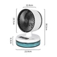 thumbnail image 5 of Portable Air Cooler with 900ml Water Tank Humidifier, Cooling Air Conditioner Fan, 3-Speed Quiet Fan for Home Bedroom & Office, 5 of 5