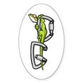 thumbnail image 1 of CafePress - Deaf Gecko Logo Sticker - Sticker (Oval), 1 of 1