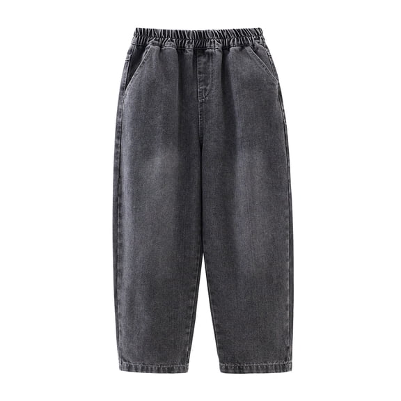 EYNMVR Boys Straight Fit Denim Jeans Regular & Husky Fit Options 8-9 Years