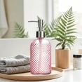 thumbnail image 3 of Bxaolu Clear Soap Dispenser with Rust Proof Pump, 13.5 Oz Refillable Glass Soap Dispenser for Lotion Body Oil, Premium Kitchen & Bathroom Soap Dispenser, 3 of 7