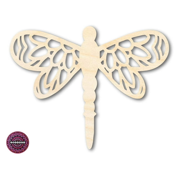 Unfinished Wood Dragonfly Shape 24" / 3/4"