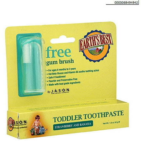 Earth's Best Toddler Flouride-free Tooth