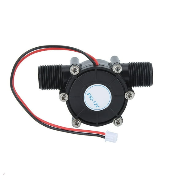 Micro Hydro Generator 12V 10W Regulated DC Black Generator Micro Hydro Generator Accessory for Garden Tools Charging Small Battery