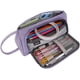 thumbnail image 1 of Estuche de gran capacidad para lápices, estuche multifuncional de lona para lápices, organizador duradero de papelería, estuche para lápices, estuche para cosméticos para niñas (morado), 1 of 5