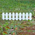 thumbnail image 1 of Accesorios de jardín, bordes blancos, estacas para jardín, borde ornamental para jardín, cerca decorativa de primera línea, 1 of 6
