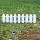 thumbnail image 1 of Accesorios de jardín, bordes blancos, estacas para jardín, borde ornamental para jardín, cerca decorativa de primera línea, 1 of 6