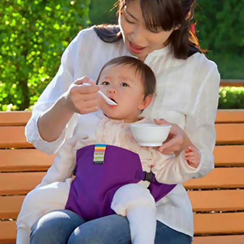 Baby portable high chair seat safety belt foldable sacking dinning seat beltNIU 