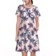 thumbnail image 1 of Disketp Tropics Palm Trees para Vestido de Manga Corta para Mujeres, Vestidos de Verano para Mujeres, Casual y Holgado para la Playa, 1 of 6