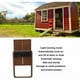 thumbnail image 2 of Automatización de entrada para aves de corral, abridor de puerta para gallinas con funcionamiento solar, sensor de luz y solución de doble alimentación, apto para todas las variedades de aves de, 2 of 5