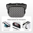 thumbnail image 5 of Hirioo Bowling Pins for Double Layer Waist Bag Adjustable Fanny Pack For Travel Running Hiking, 5 of 9