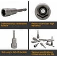 thumbnail image 4 of Professional Hex Shank Nut Driver Set, Impact Driver Socket Bit With Strong Magnetism For Easy Installation And Disassembly, 10 Pcs Universal 1-4-Inch Shank Tools, 4 of 6