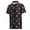 Flamingo Black, variant on APTRO Mens Golf Shirt Short Sleeve Floral Polo Shirt Dry Fit Printed Performance Moisture Wicking Collared Polo Shirt Flamingo Blue MPO04 L