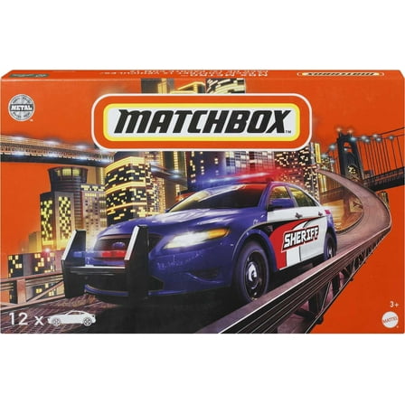 Matchbox Metro 12-Pack Of Toy Cars & Trucks, For Kids 3 Years Old & Up