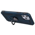 thumbnail image 3 of Kaleidio Case For iPhone 13 Pro Max (6.7") [Hybrid Protector] Rubberized Shockproof [Ring Stand] 2-Piece Armor Cover [Blue/Black], 3 of 7
