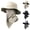 Black, variant on Sun Hat for Men Women LSQii 2 In 1 Detachabl Face Cover & Neck Flap Bucket Hat Keeps Cool Wide Brim Breathable Fisherman Safari Cap for Outdoor Hiking Fishing (Grey)