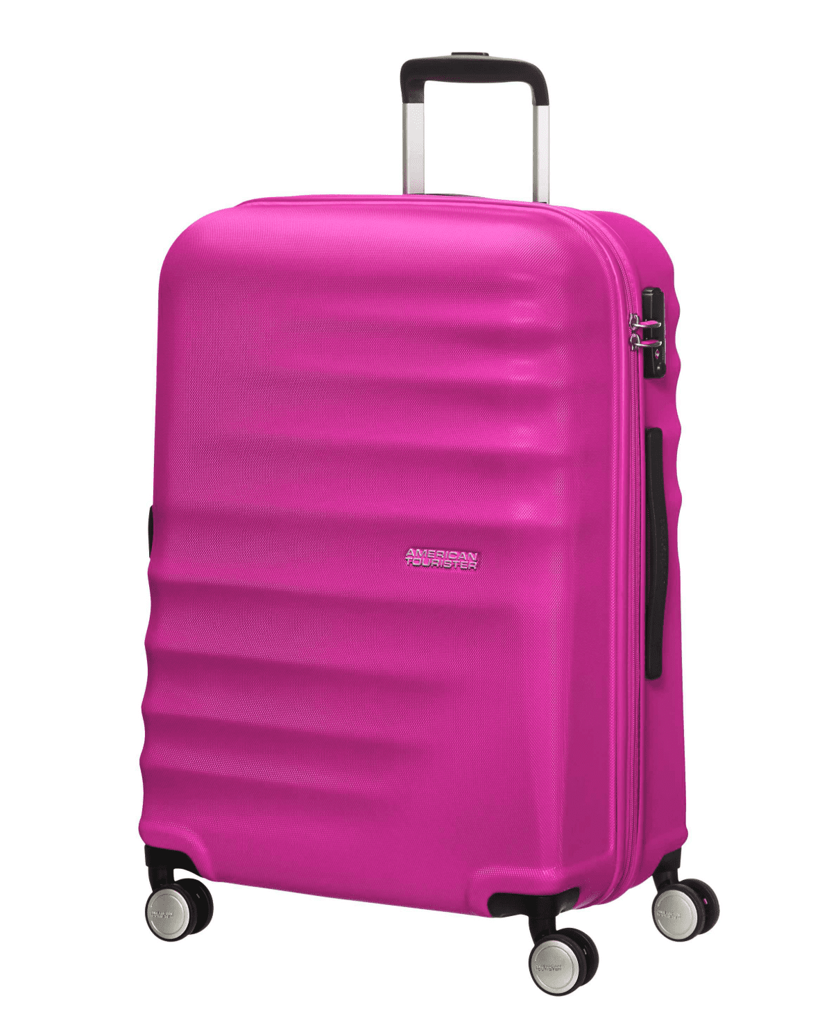 american tourister pink luggage