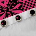 thumbnail image 4 of Manfei 3D Cartoon Bowknot Print Blackout Curtains Set of 2 (38x54 Each),Romantic Heart Pattern Living Room Curtains, 4 of 6