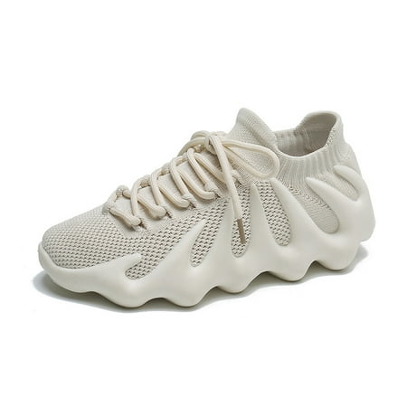 

Women‘s Leisure Knit Sneakers Lightweight Breathable Low Top Lace Up Casual Shoes Women‘s Sport Shoes