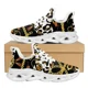 thumbnail image 1 of Zapatos de plataforma de leopardo para mujer, diseño de cadena barroca dorada, zapatillas de viaje de malla, calzado plano, 1 of 6