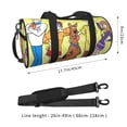 thumbnail image 2 of Lsque Scooby-Doo Pattern Foldable Sports Gym Bag with Wet Dry Pocket, Ultralight Travel Bag, Large Capacity Duffel Bag, Splash Proof Carry on Bag, Overnight Bag, Weekender Bag for Travel, 2 of 6