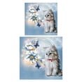 thumbnail image 3 of Cuadros Decorativos Kit de mosaico de punto de cruz de gato de pintura de diamante de taladro completo DIY 5D (30x30cm) Ehuebsd  embutido en tela, 3 of 5