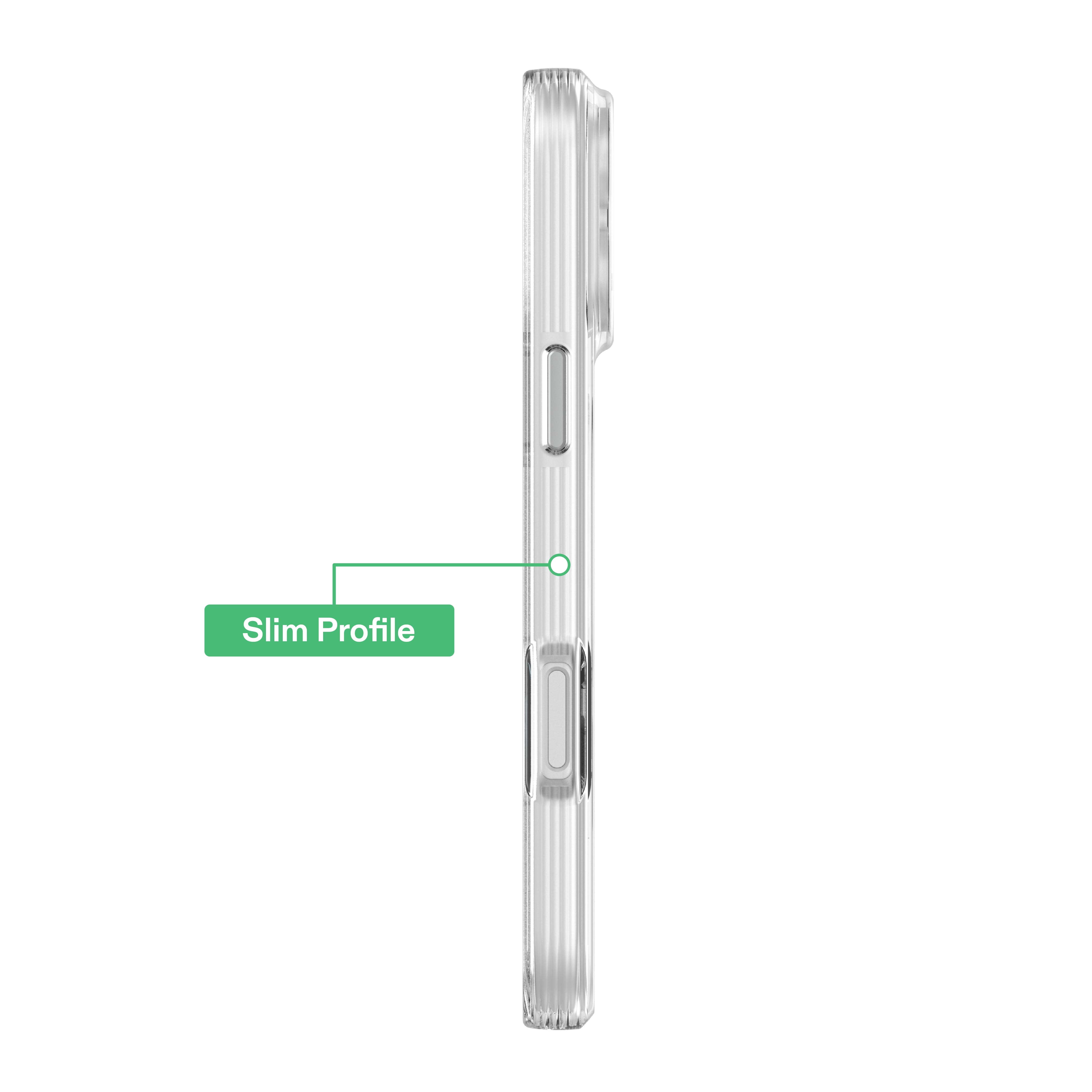 onn Phone Case for iPhone 18 Pro / 17 Pro, MagSafe Compatible - Clear Iridescent