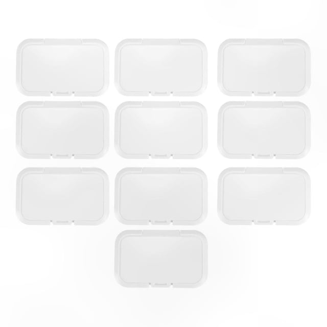 10-Pack Reusable Lids for Baby Wipes Containers