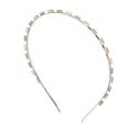 thumbnail image 4 of Emoshayoga Banda de Pelo Colorida de Rhinestone Banda de Cabeza con Rhinestones, Elástica, Cómoda de Usar, Práctica, Colorida, Accesorio para el Cabello, Verde CHT-712, 4 of 14