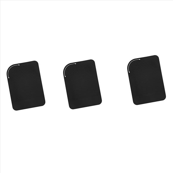 3X Negro Tapete de Viaje Resistente Al de Silicona, Almohadilla Anti- para Alisadores de Cabello, Rizadores, Planchas y Otras Herramientas de Peinado en Caliente