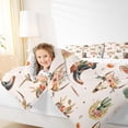 thumbnail image 4 of Feelyou Tribal Western Boot Bedding Comforter Set for Kids, Rustic Sheep Skull Twin Comforter Sets, Cactus Groovy Flower Reversible Bedding Set, Lightweight Room Decor, 2-Piece, 4 of 8