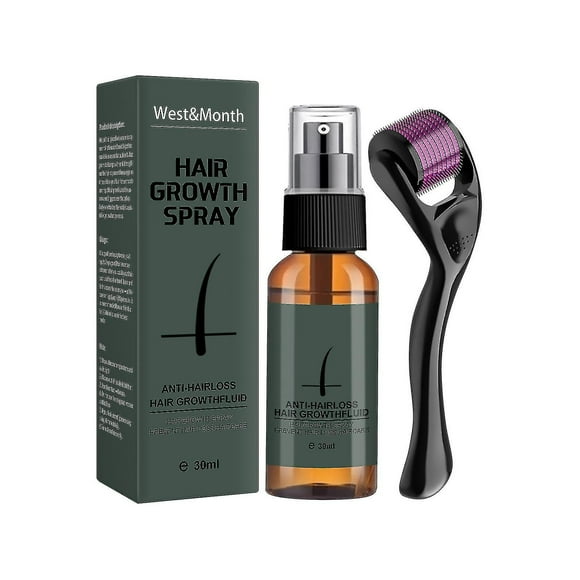 Natural Men's Beard Growth Roller Kit Men's Beard Growth Oil Nourishing Enhancer