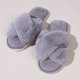 thumbnail image 3 of Pantuflas mullidas para mujer, moda para exteriores, hogar, interior, moda, pantuflas largas y peludas de algodón, 3 of 5