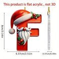 thumbnail image 2 of Christmas Tree Letter Ornaments Complete Alphabet Set For Festive Holiday Decorations And DIY Craft Projects, 2 of 2