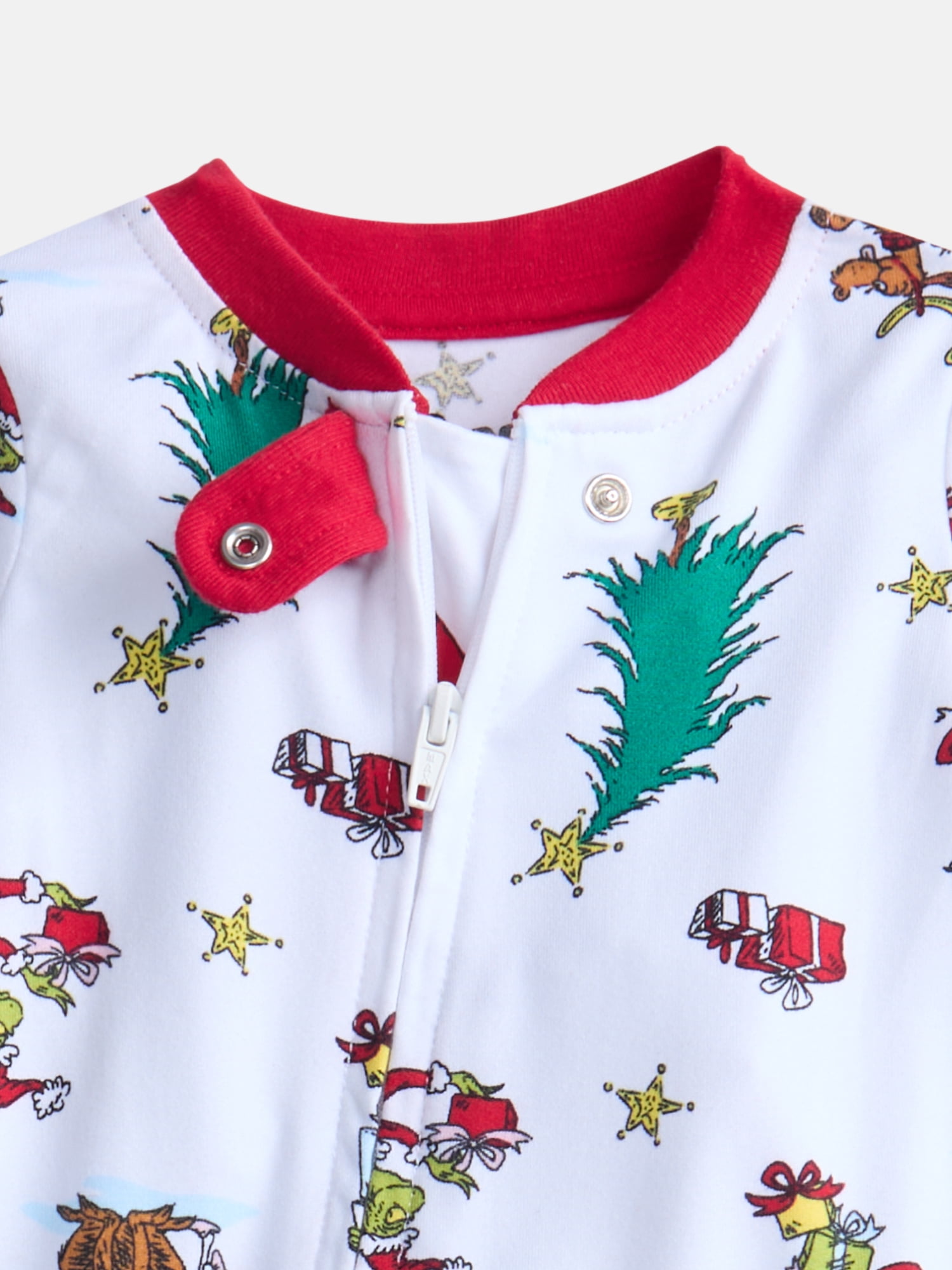 Dr. Seuss Grinch Unisex Infant Matching Family Pajamas, 1-Piece, Sizes 6M-18M