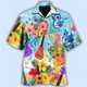 thumbnail image 3 of Camisas hawaianas divertidas de verano para hombres, blusas estampadas con música y guitarra, ropa de moda informal, blusas de rock and roll con cuello grande, 3 of 5