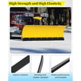 thumbnail image 2 of 48 x 4 x 0.75 Inch Black Polyurethane Snow Plow Cutting Edge, Heavy Duty Replacement Blade, 2 of 6