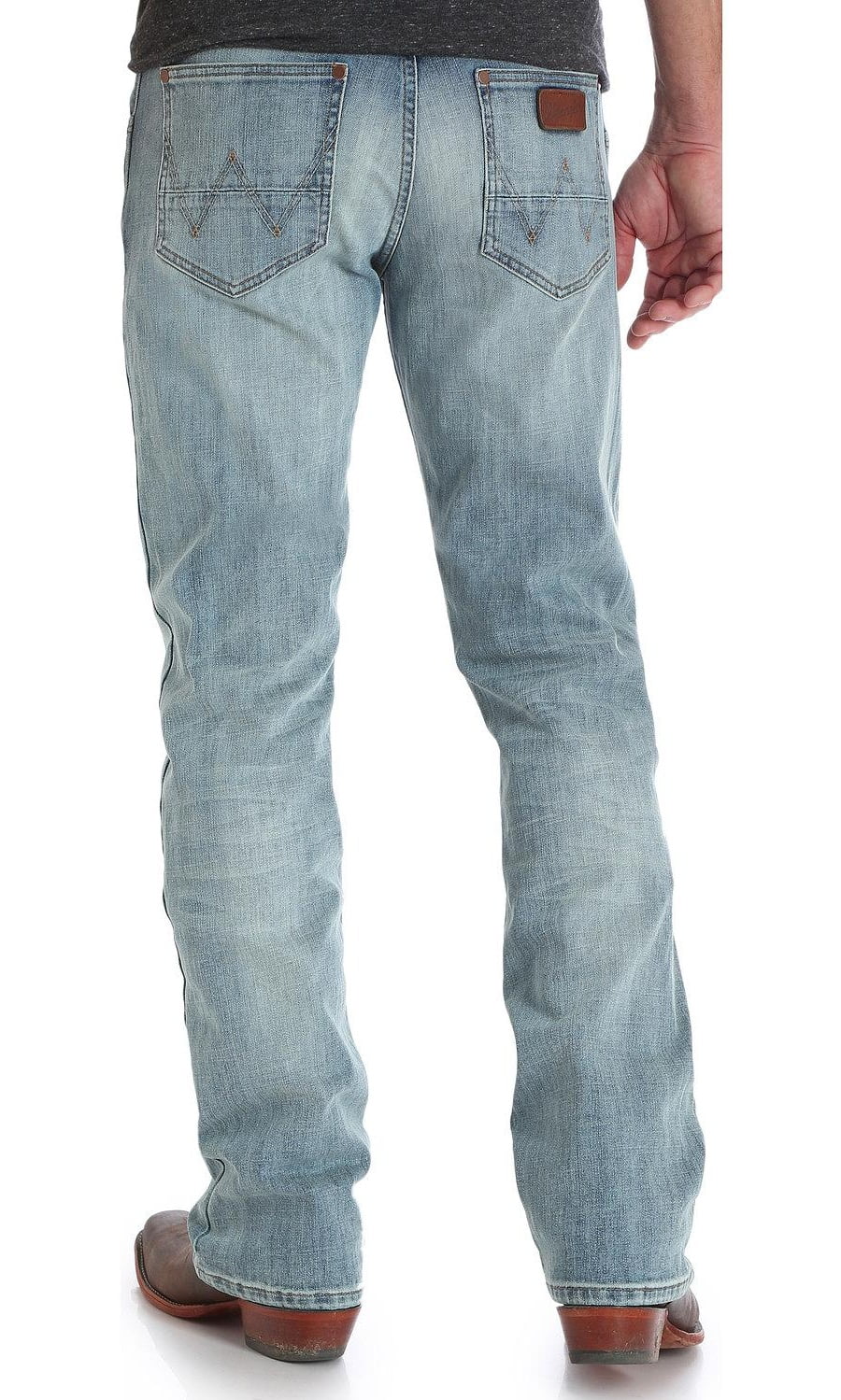 Wrangler mens retro Slim Fit boot cut Jean, bearcreek, 42x34 