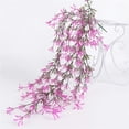 thumbnail image 1 of piezas de hiedra sintética | Planta de hiedra artificial | Hiedra que cae | hoja de hiedra artificial | Decoraciones para fiestas en el jardín | Púrpura brillar Juguete, 1 of 4