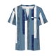 thumbnail image 5 of Fiudx Ofertas Flash Del Día Blusas de Talla Grande para Mujer, Blusa con Cuello En V, Blusa Informal Holgada de Manga Corta de Verano, 5 of 5