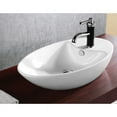 thumbnail image 2 of Nameeks Caracalla CA4943-One Hole Caracalla 28-3/8" Ceramic Vessel Bathroom Sink - White, 2 of 2