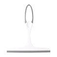 thumbnail image 2 of Glass Wiper Squeegee for Shower Doors & Windows | 10 Inch Handheld Window Cleaner Tool for Household & Car Windshield | White Plastic Ergonomic Grip Design, 2 of 6