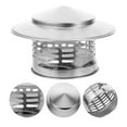thumbnail image 4 of Stainless Steel Chimney Cap Outdoor Rain Protection for Chimneys and Stove Flues Silver 10 x 10 Inches, 4 of 5