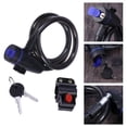 thumbnail image 3 of EeaseCA Colorful Lock Bike Cable Locks Road Bike Cycling Mountain Bike padlock Anti-Theft Chain Lock(Black), 3 of 8