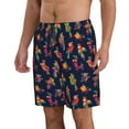 thumbnail image 2 of Logiee Colorful Birds Print Mens Swim Trunks Quick Dry Board Shorts,Breathable Hawaii Beach Shorts Swimwear Bathing Suits-X-Large, 2 of 6