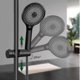thumbnail image 5 of Matte Black Upgraded Shower Head Holder for Shower Bar (18-25mm) - Solid ABS, 5 of 5