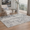 thumbnail image 6 of GENIMO 5'x7' Area Rug for Living Room, Washable Non Slip Soft Abstract Rug for Bedroom Dining Room Home Office, Dusty Gray, 6 of 7