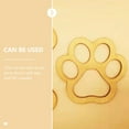 thumbnail image 5 of Dog Paw Shaped Wood DIY Supplies 30Pcs 3.35X3.15X0.12In Khaki, 5 of 6